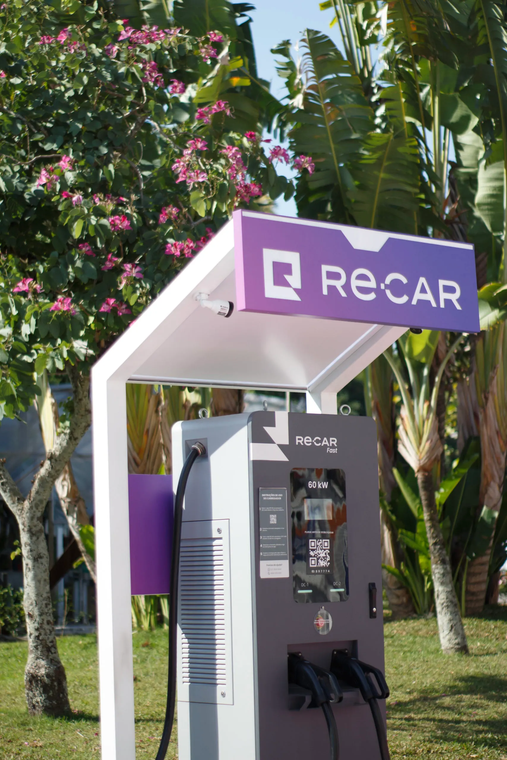 Eletroposto RECAR para veículos elétricos